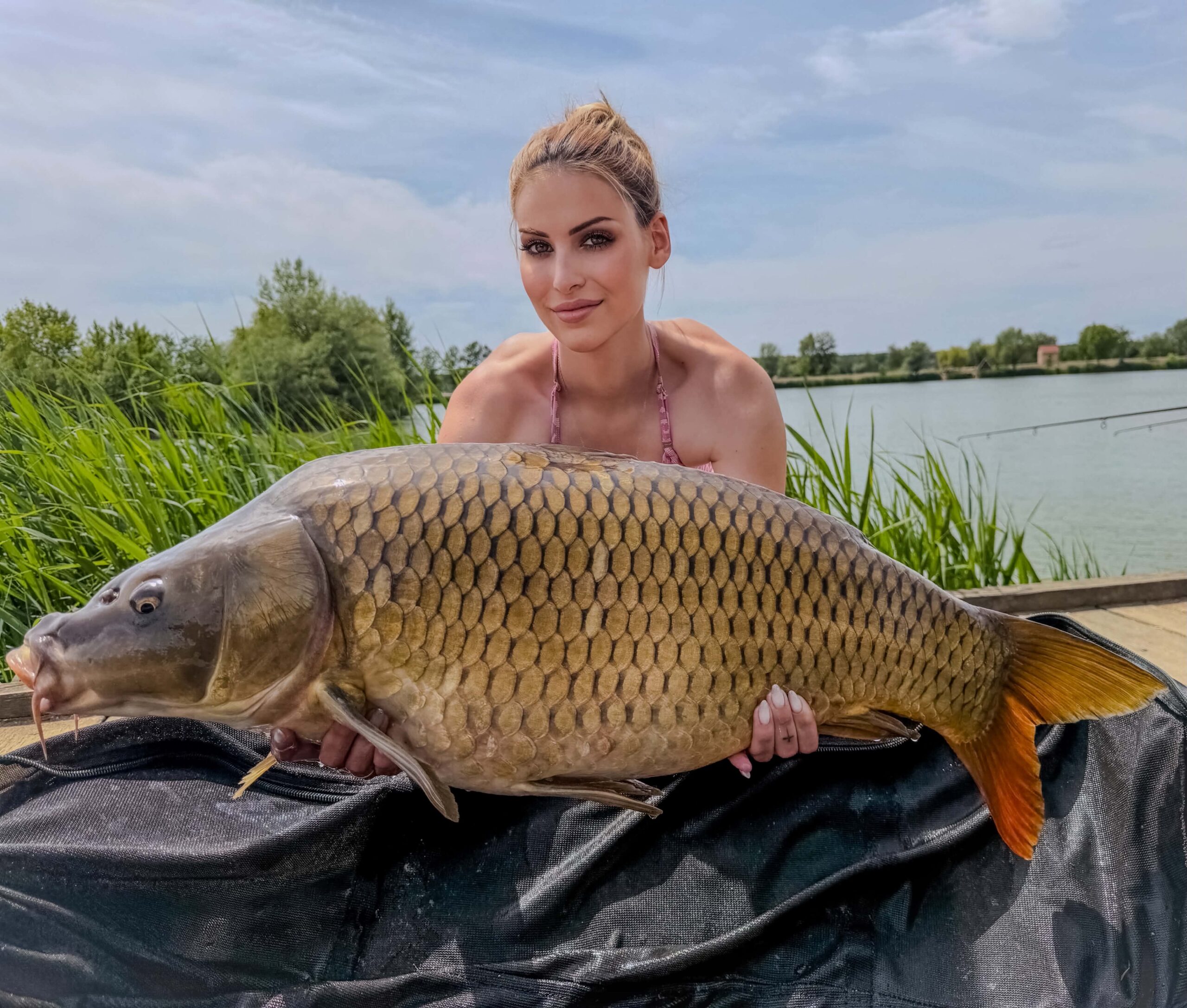 Gáncs Brigitta, a Beach Szépe Balatonlelle 2026. indulója 12 kiló feletti fogásával